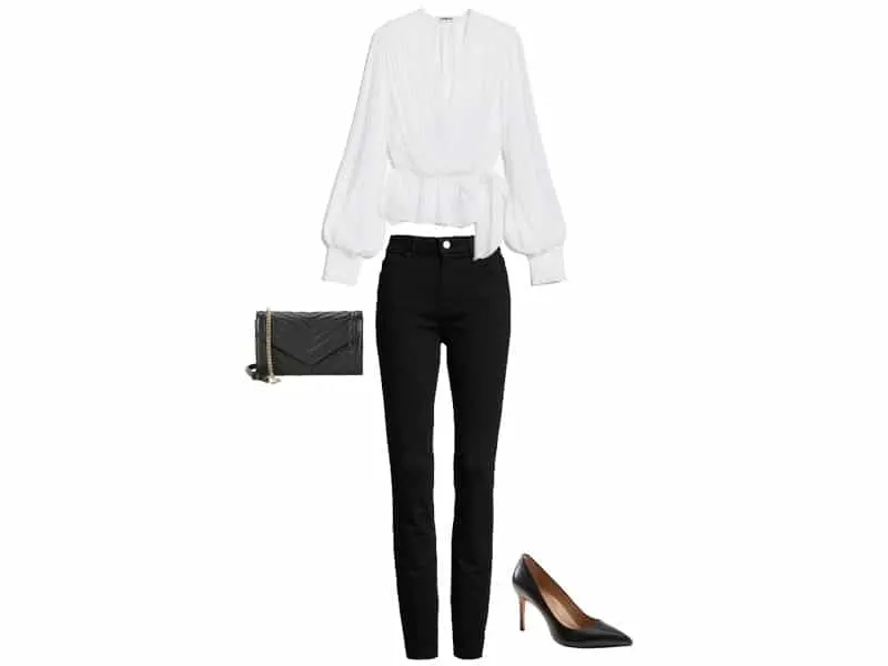 Three Cute Outfits with Black Jeans