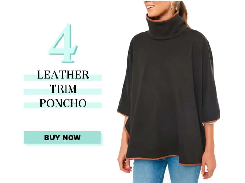 Black Leather Trim Polo