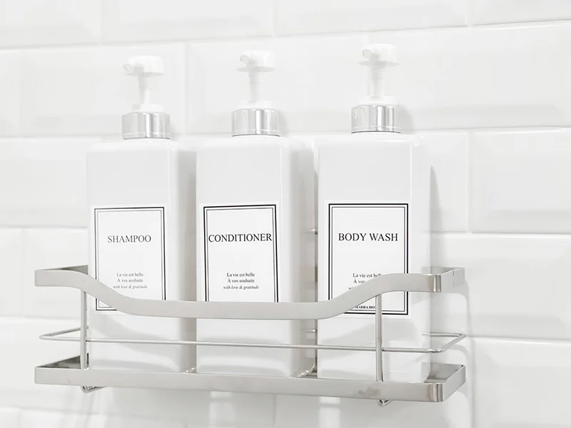 bath products Shampoo, Conditioner, and Body Wash | How to Create a Guest Room When You Don't Have One