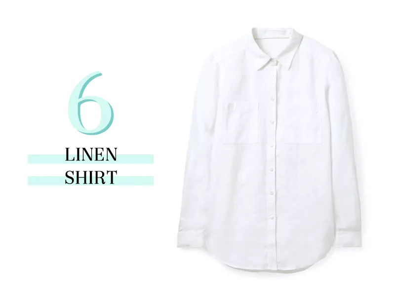 White Linen shirt from Boden