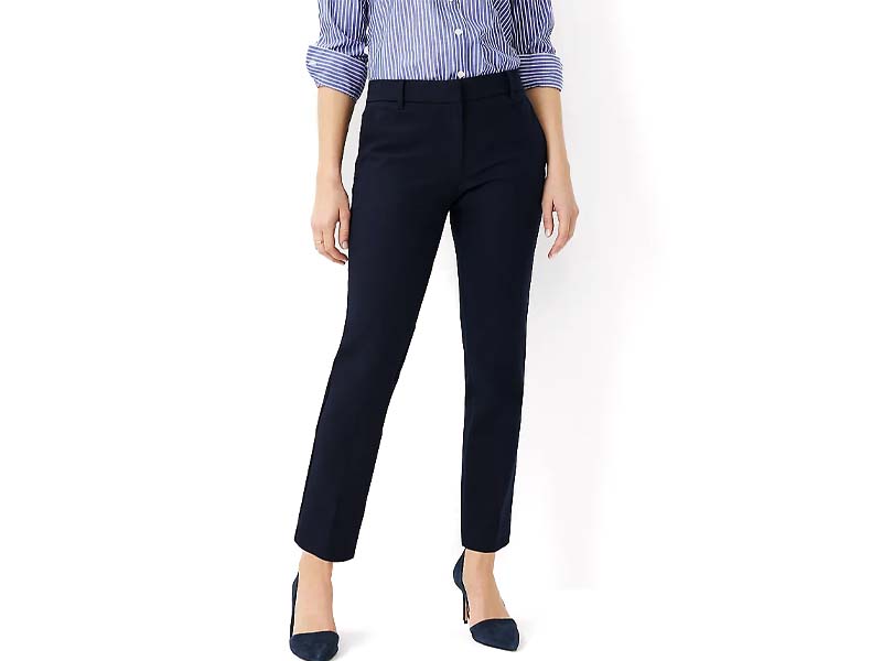 The Ankle Pant from Ann Taylor in Black