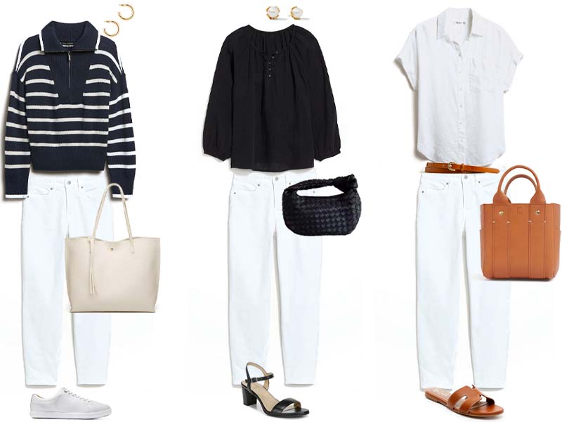 White Jeans Outfits