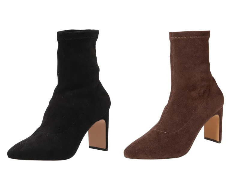 The Drop Women's Jane High Heel Sock Boot The Drop Women's Jane High Heel Pull-On Sock Boot