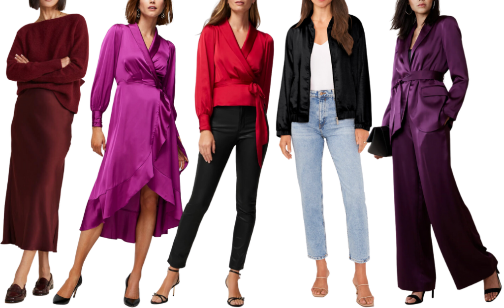 silk party outfits
