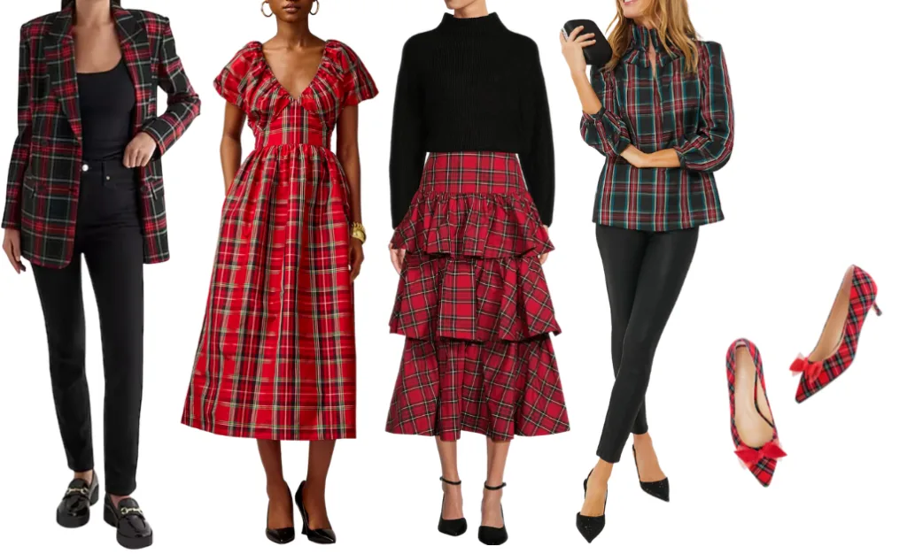 Plaid Holiday Fashion Pieces Plaid Holiday Fashion Pieces