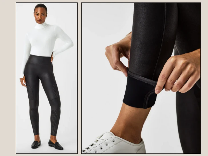 Spanx FLEECE LINED Faux Leather Legging review