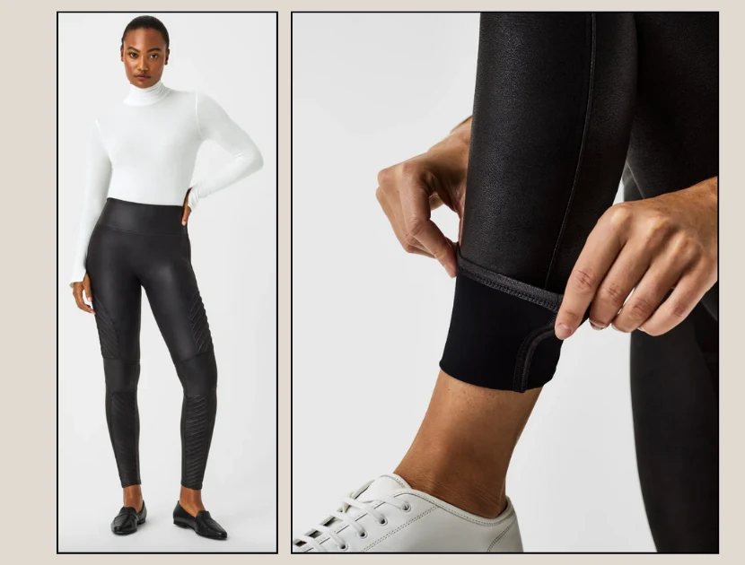 Spanx FLEECE LINED Faux Leather Legging review