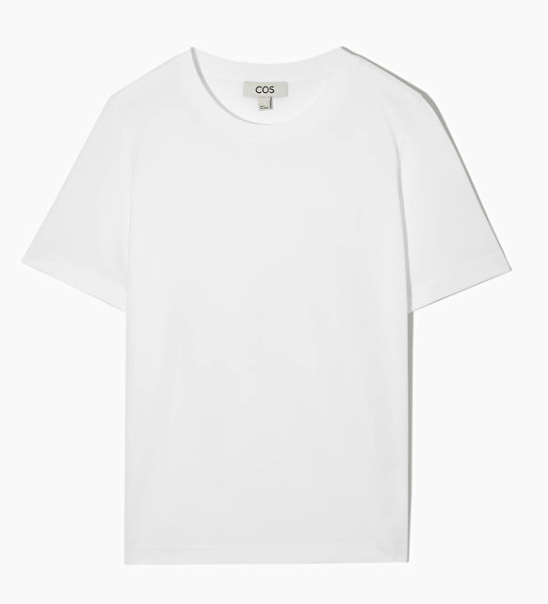 COS Regular Fit Tee White