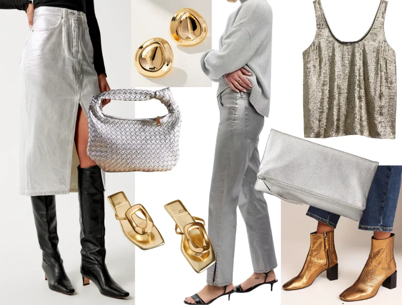 Metallics fashion trend Metallics fashion trend
