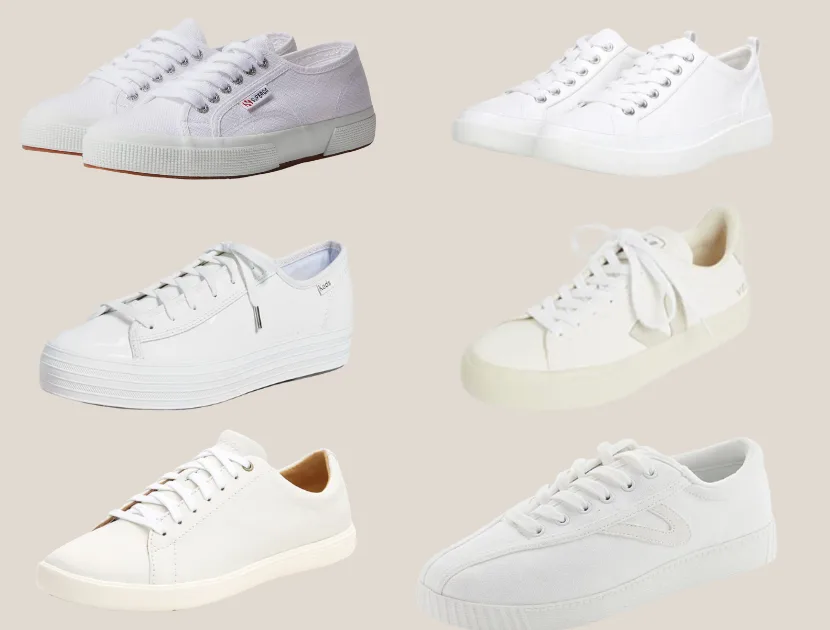 Classic White Sneakers for Summer
