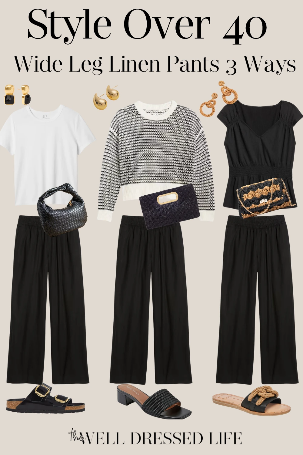 How to Wear Wide Leg Linen Pants