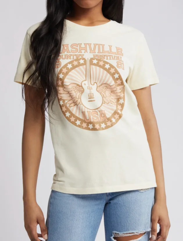 Nashville Cotton Graphic Tee Nashville Cotton Graphic Tee