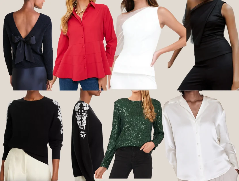 Holiday Tops to Wear with Basic Black Pants Holiday Tops to Wear with Basic Black Pants