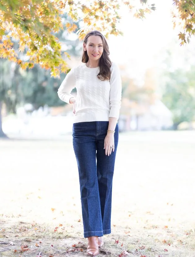 Talbots sweater and jeans Talbots sweater and jeans