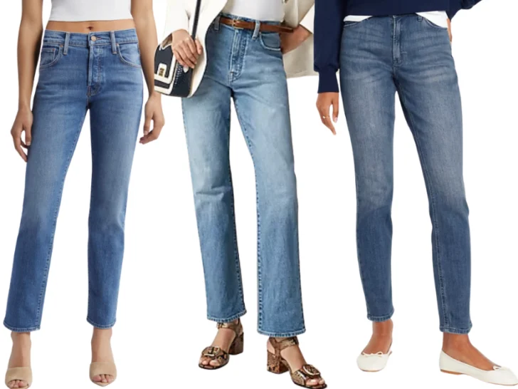 Top Straight Leg Jeans