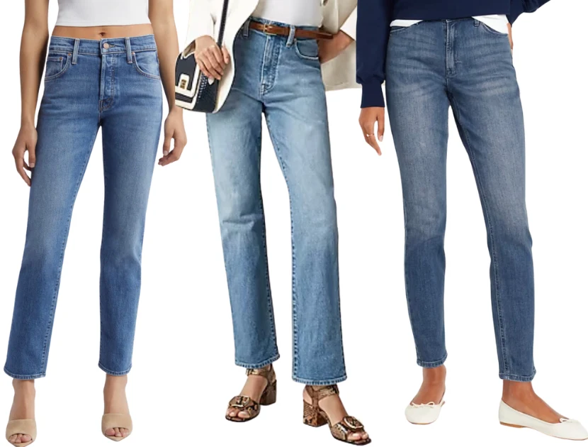 Top Straight Leg Jeans Top Straight Leg Jeans