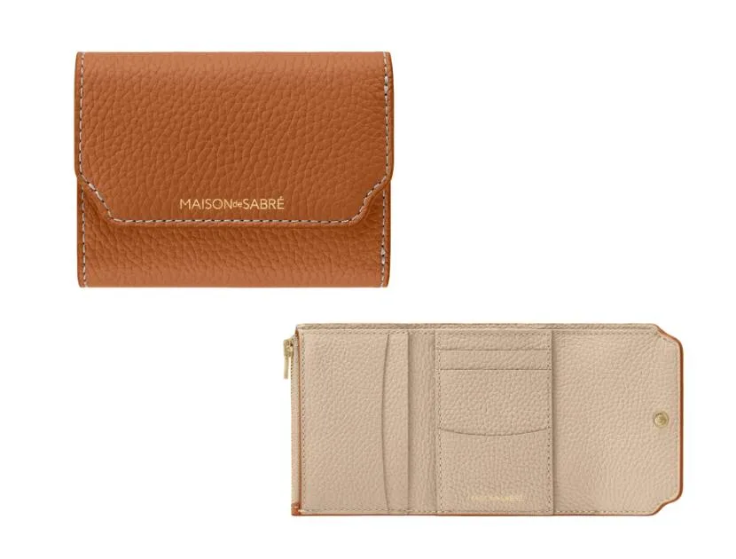 Trifold Wallet from MAISON de SABRÉ Leather Trifold Wallet from MAISON de SABRÉ